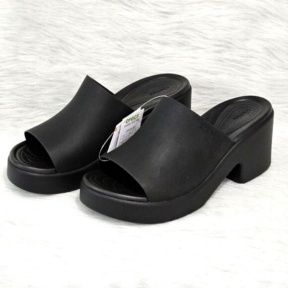 Croc's Brooklyn slides with heel. NWT - Picture 1 of 8